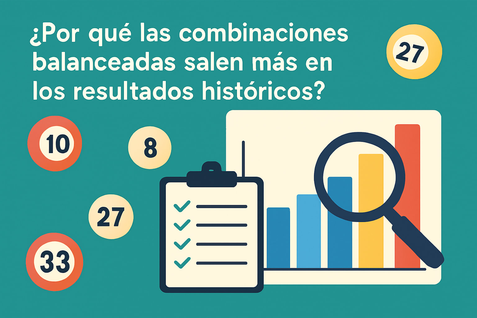 ¿Por qué las combinaciones balanceadas salen más en los resultados históricos?